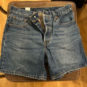 Levi's 501 Women's Blue Jean Shorts